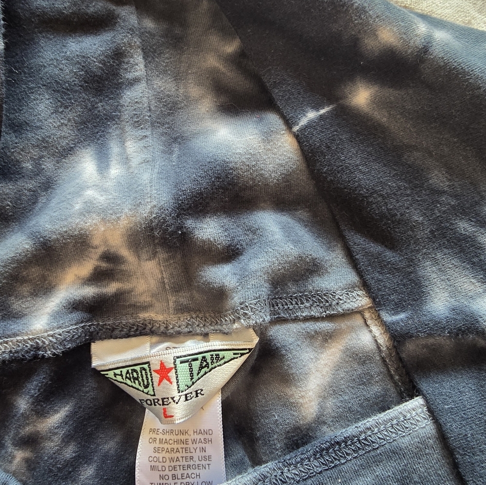 Hard Tail Forever Tie-Dye Top Slit At Bottom.
